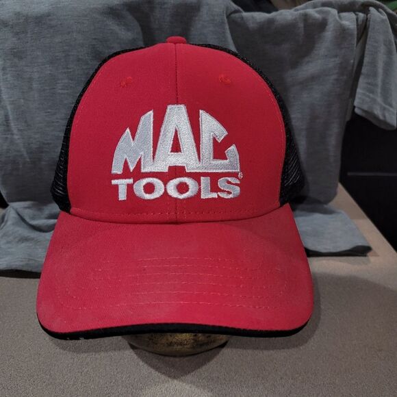 MAC Tools Hat Red Hat Red Baseball Cap - Picture 2 of 5